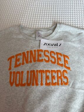 Tennessee Volunteer cropped sweatshirt and sweat pants. NWT.